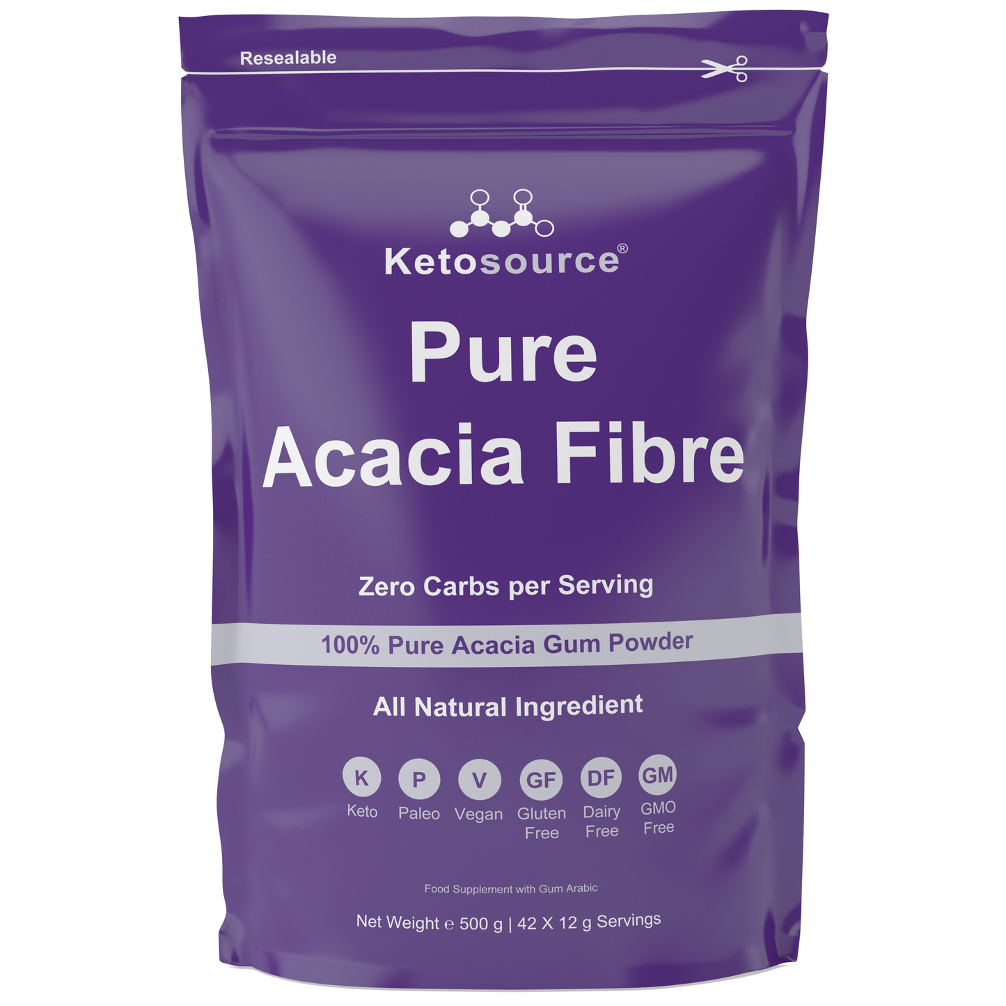 Case of 10 x Ketosource Pure Acacia (500g)